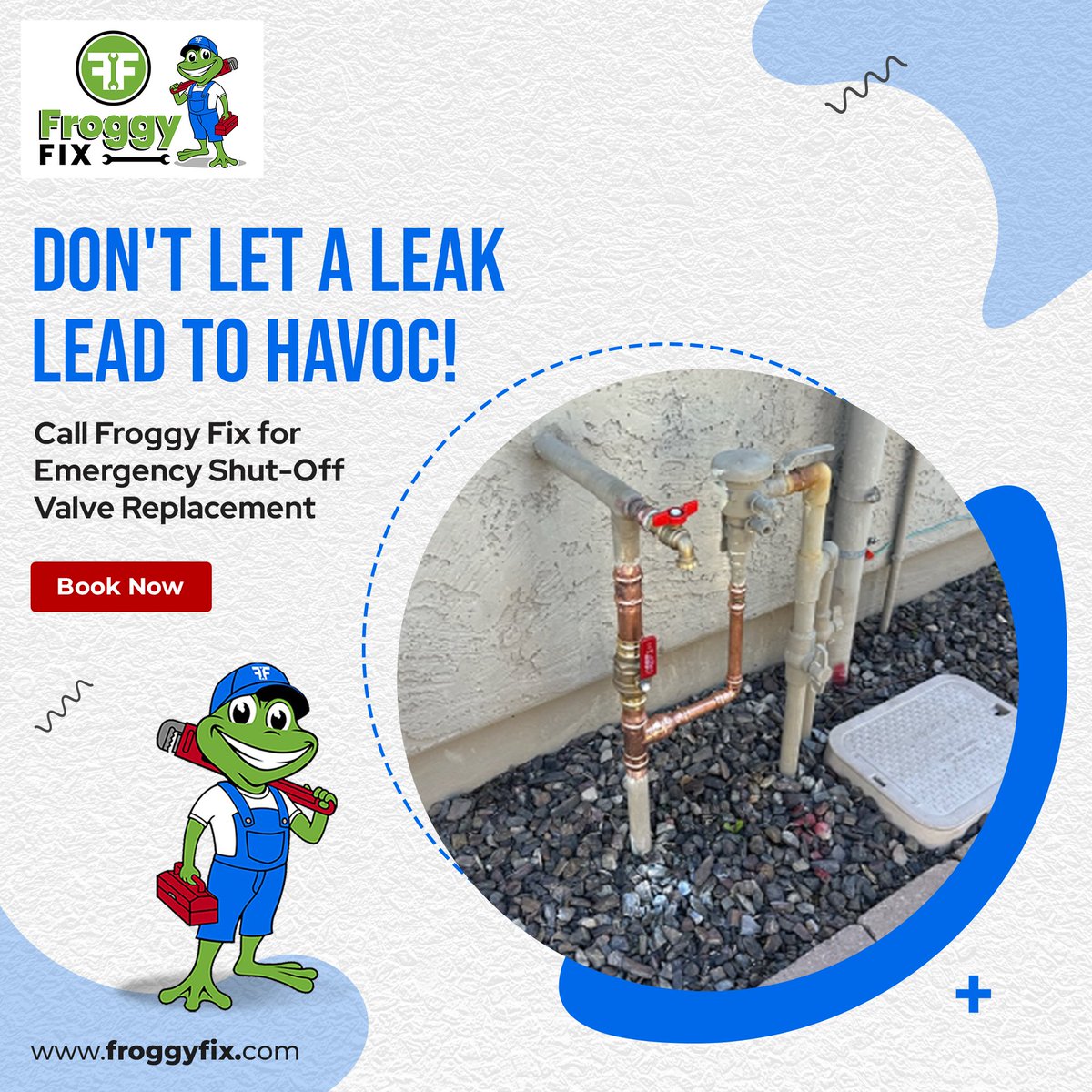 froggyfix's tweet photo. Stop the drip before it's a disaster! Get your emergency shut-off valve replaced with Froggy Fix and keep calm.

☎️Call us or visit https://t.co/rHdreYYWIh to book now!

#emergencyplumber #plumbernearby #froggyfix🐸 #plumber https://t.co/FhTabh0IHA