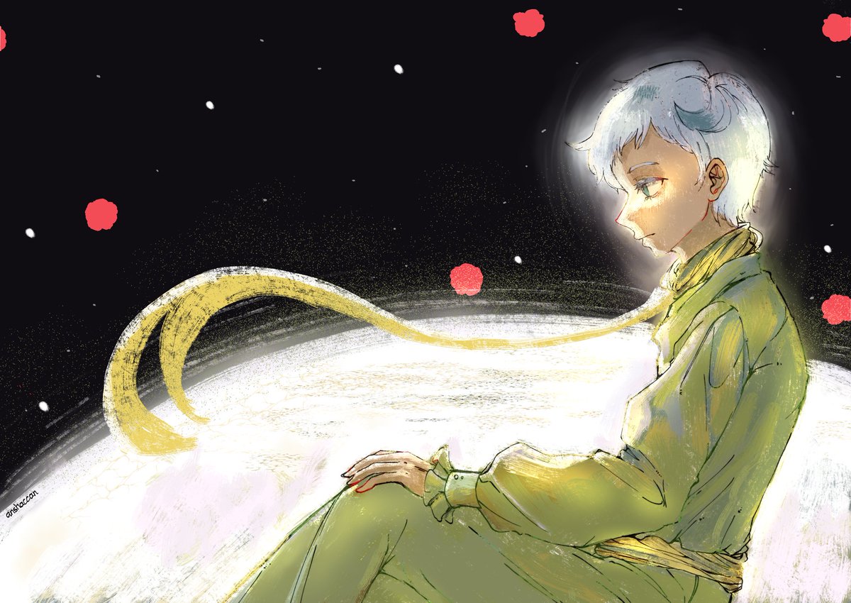 NORMAN as Le Petit Prince ✨️⚘️ Even in 2024 I still love you very much. #22194ノーマン誕生祭2024 #littleprince #lepetitprince #norman #thepromisedneverland #約束のネバーランド #ノーマン