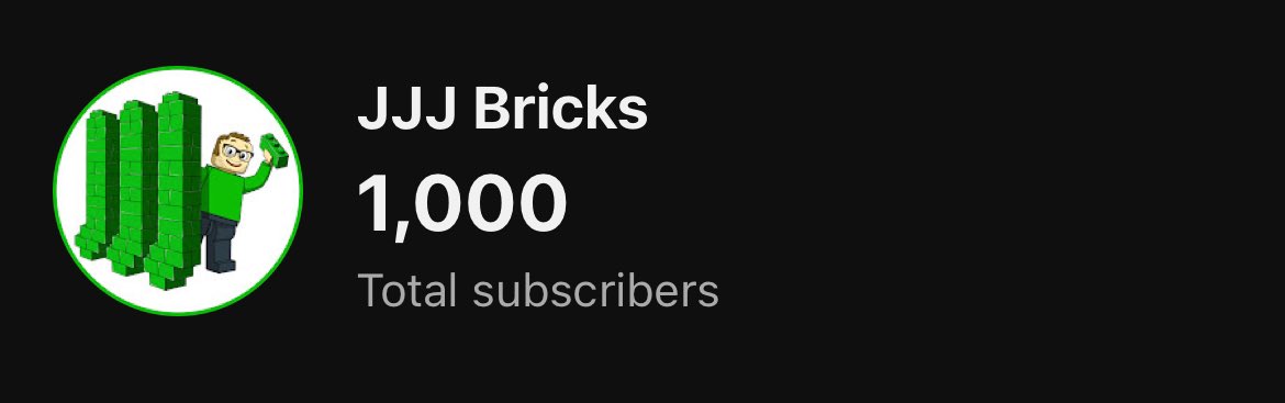 Huge milestone hit today! Feeling very grateful for everyone who has come on my #LEGO adventure so far! This is just the beginning! We have many more countless LEGO journeys to explore together!  💛❤️
