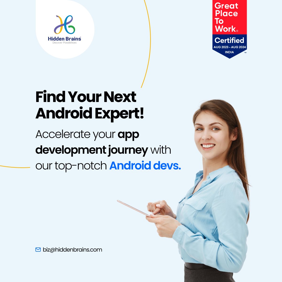 HiddenBrains's tweet image. Seeking Android Brilliance? Discover Your Next Development Partner Here!
Elevate your app development journey with our top-notch Android devs. Ready to make your app dreams a reality?
Explore more: bit.ly/3v5GVoV
#AndroidDevelopment #MobileAppsDevelopers #HiddenBrains