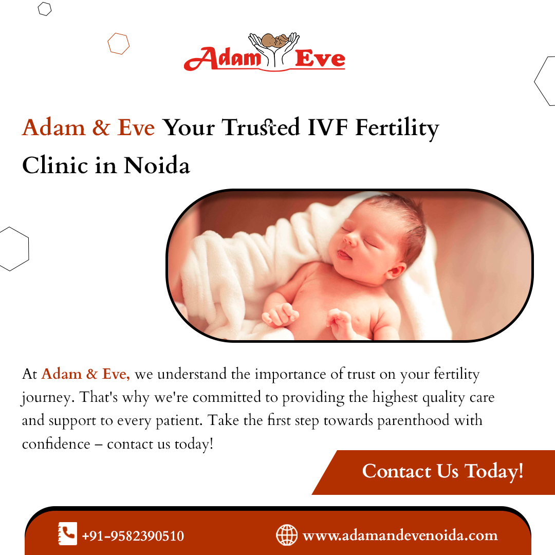 At Adam and Eve Noida, we understand the challenges of infertility. We're here to provide hope and guidance.
𝗖𝗮𝗹𝗹 +𝟵𝟭-𝟳𝟲𝟲𝟵𝟴𝟬𝟱𝟲𝟬𝟬
#IVFSupport #NoidaFertility #HopefulHearts #NoidaIVF #FertilityClinic #FamilyGoals #adamandevenoida