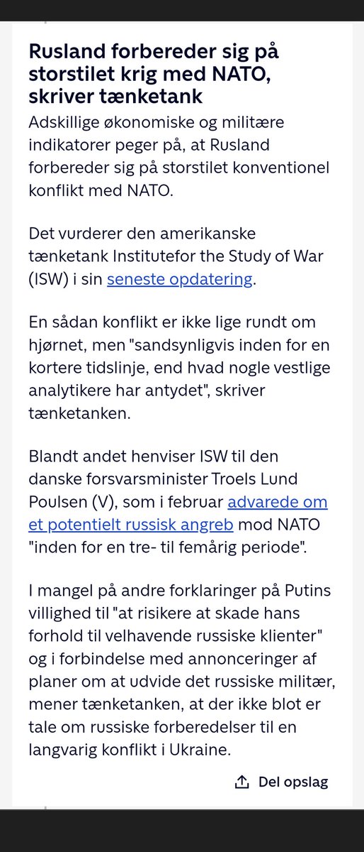 Hvorfor snakker alle om hvad Putin vil, uden at kunne referere?

NATO skaber storkrig. Rusland får skylden 😐