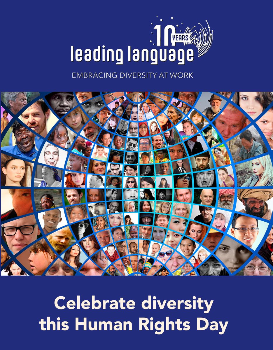LanguageLeading's tweet photo. Happy #HumanRights day https://t.co/95o2Tu3ntz