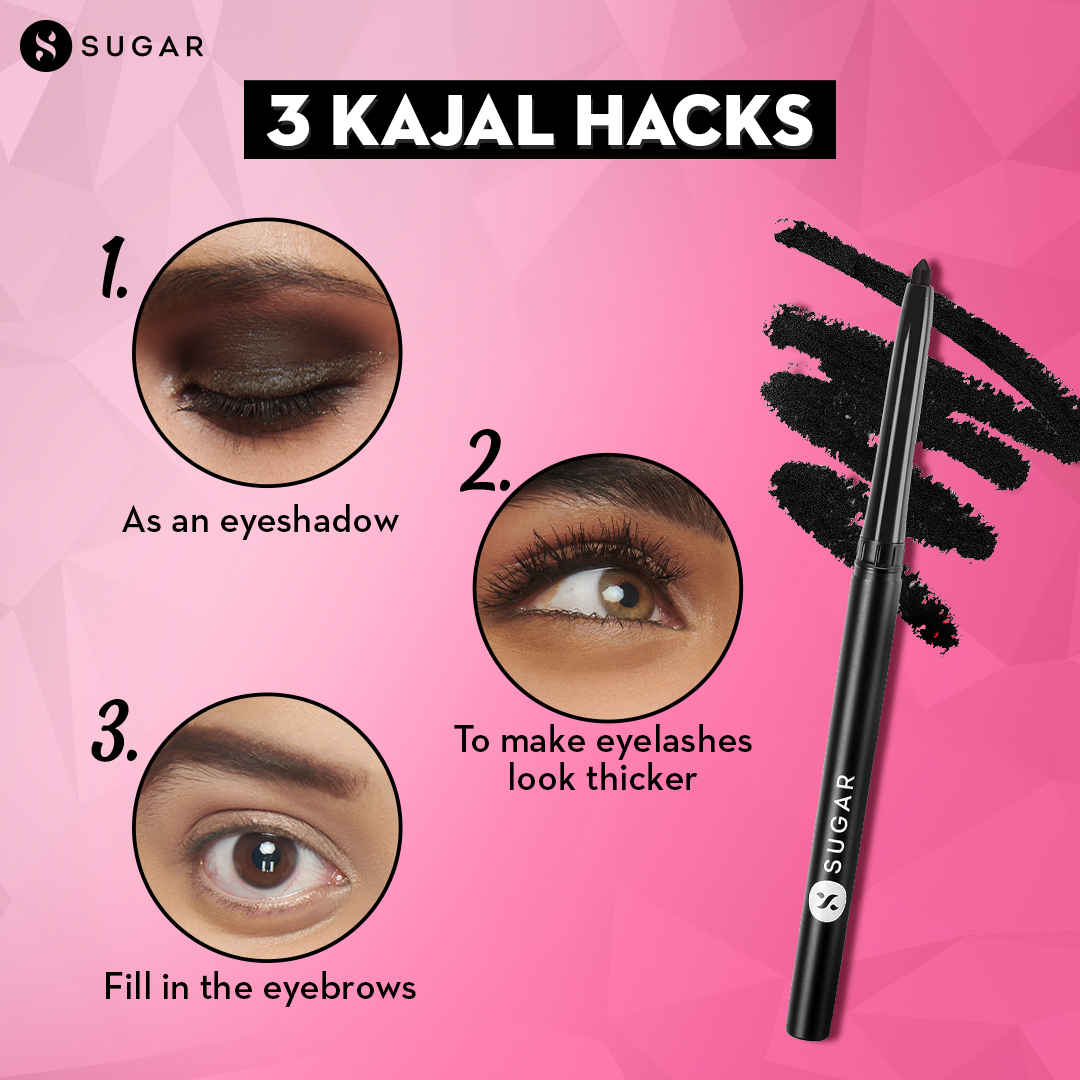 Use these 3 amazing kajal hacks to change the way you look😍

#TrySUGAR #SUGARCosmetics