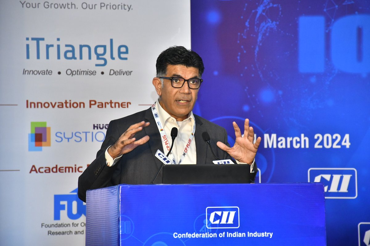 #Innovation meets integration in the #IoT nexus, transforming industries one connection at a time. Embrace the future of interconnectedness & convergence & witness the game changing impact on efficiency& sustainability.~Dilip Sawhney, MD–🇮🇳 @ROKAutomationIN at #IoTSummit. #CII4NR