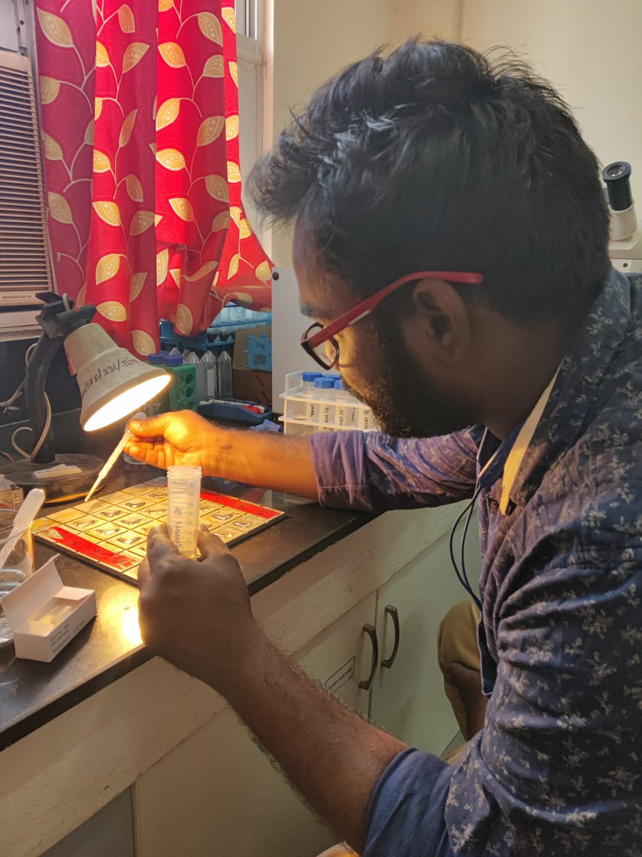 It might be my 1000th sample preparation, but the excitement along with the nervousness is the same.🔬👨‍🔬