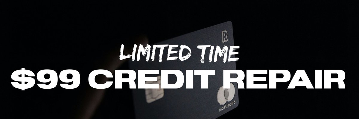 CreditLightning's tweet image. This is the last day of the $99 credit repair.  Take advantage. You’ll thank yourself later.