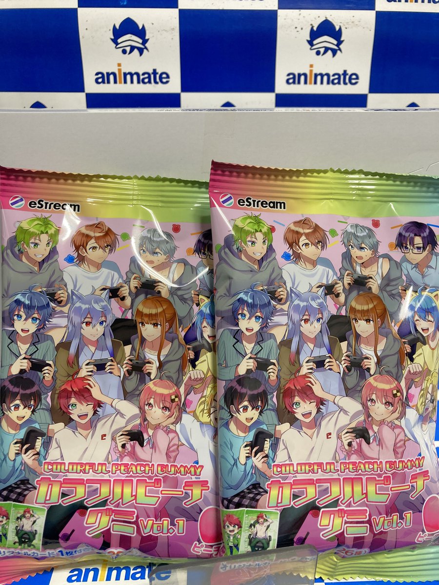 グッズ情報】 カラフルピーチグミvol.1 🍑大好評販売中シブ！！🍑 ぜひ