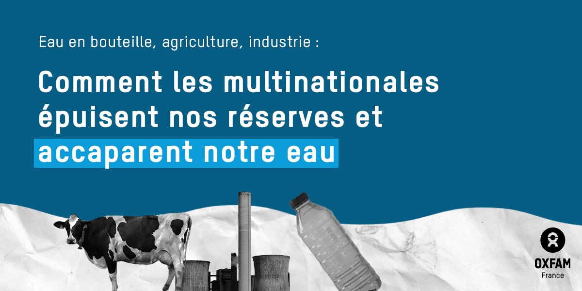 🔴 Alors que l’eau manque déjà à 1 personne sur 3 dans le monde, les multinationales accaparent les ressources en #eau, toujours au détriment des populations et souvent même, avec la complicité des Etats ! Notre nouvelle enquête 👉 bit.ly/SoifDuProfit