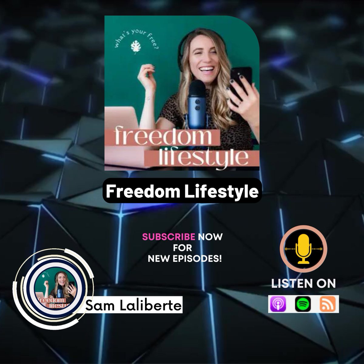 FairOfPodcasts's tweet photo. -
Freedom Lifestyle
Hosted By Sam Laliberte

Listen Here: https://t.co/QFpPl44MqX

#FreedomBusiness #FreedomLifestyle #LifestyleDesign #FlexibleWork #DigitalNomad #RemoteWork #Travelhacking #podcast #podcastgroup #podcastersmedia https://t.co/QkoWbrx6WU