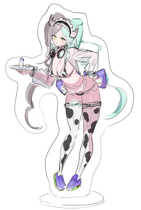 これはただ描きたかっただけの牛乳ミオアクスタ(ほんとはこっち作りたい) 