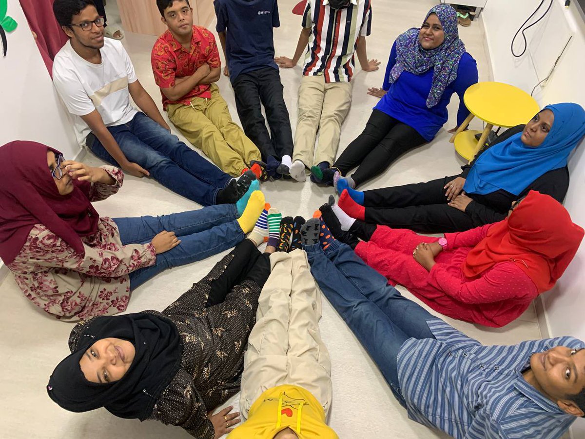 Today, Care Society proudly rock mismatched socks in celebration of Down Syndrome Day. Let's #EndTheStereotypes and spread love and acceptance for all abilities. 🌟

 #DownSyndromeDay #InclusionMatters