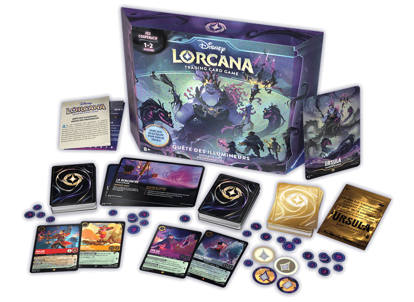 LorcanaFr's tweet photo. 🔥Items Set 4🔥

Après toutes ces annonces, voisi les visuels des différents coffrets et boosters pour ce nouveau set.

Encore 2 mois d'attente pour découvrir cette extension en physique.

#lorcana #ursula #set4 https://t.co/YR1c8XnVtH