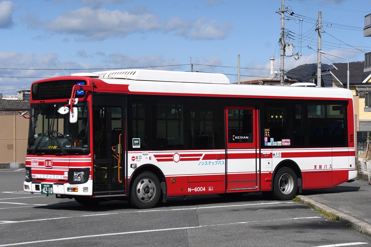 2024.03.10 京阪バス N-6004（山科） 京都200か4210 2KG-LR290J3 2021