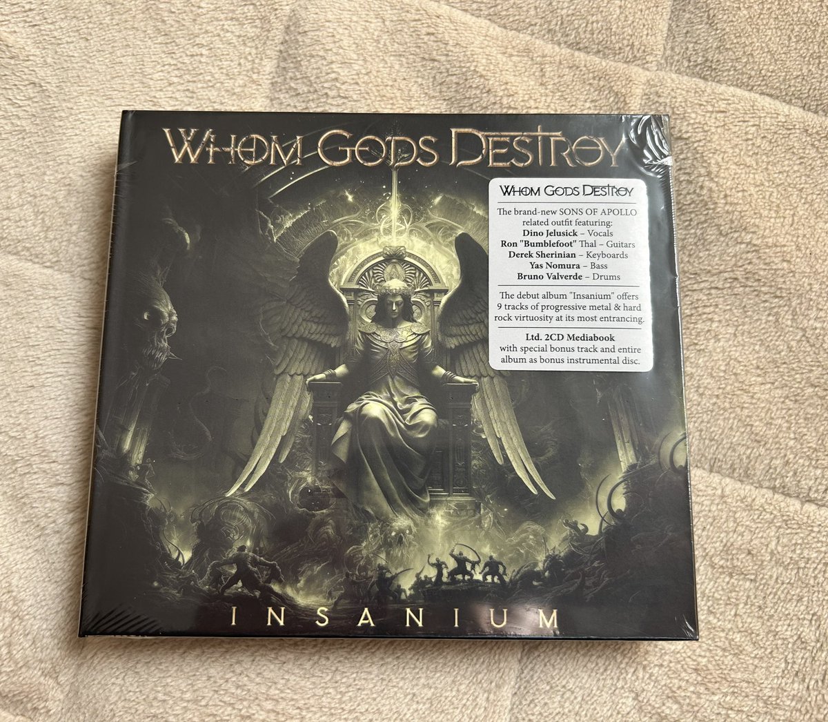 JBp61t's tweet photo. やっと受け取って来たー！！！

Whom Gods Destoroy 1stアルバム輸入盤！！！

遅ればせながら聴く！！！😆

#WGDestroy 
#WhomGodsDestroy
#WGD
#YasNomura https://t.co/Mxzy4egBGi