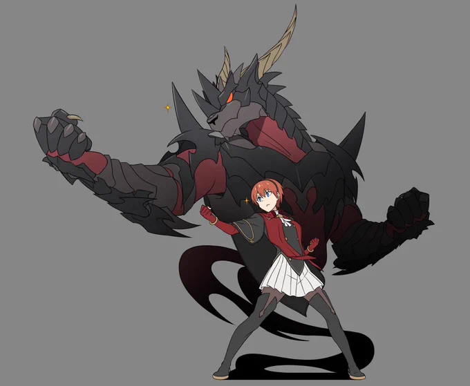暁魔は人外成分少なめだけどアスもんもドラゴンと言えばそうね 
