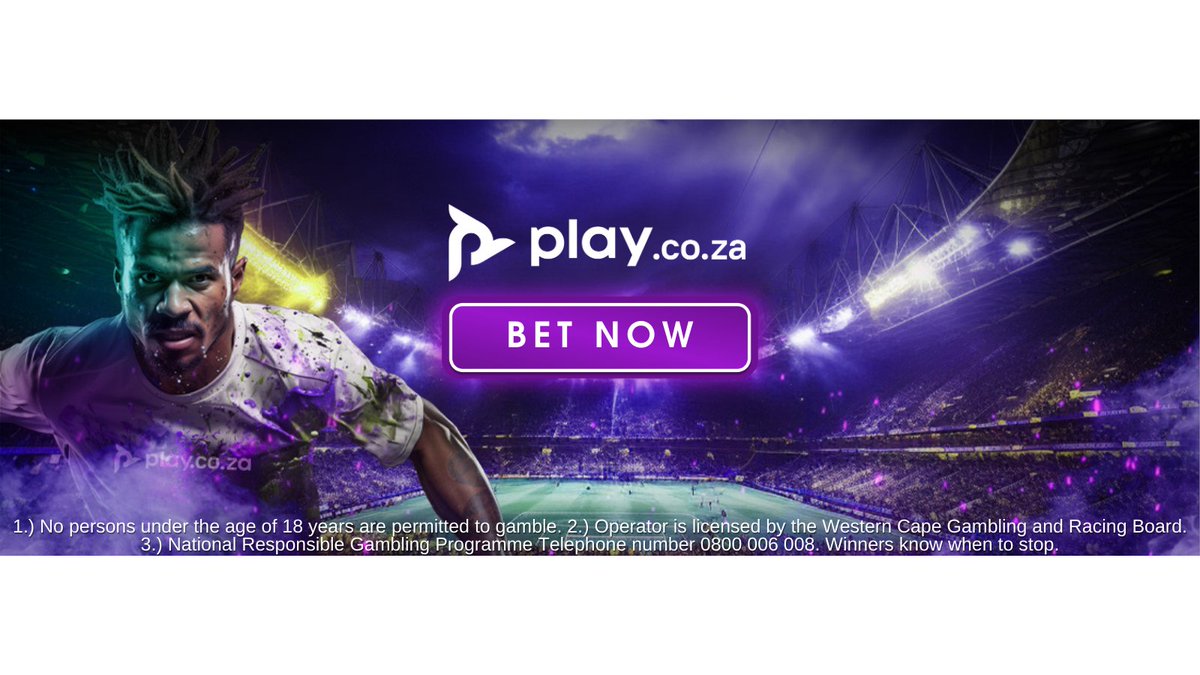 play_coza's tweet photo. Keep the excitement going this Thursday ๐ We've got your sport betting needs covered at https://t.co/dtSgQ4Nn9v!
๐ฏ๐๐๏ธ๐พ๐๐๐๐๐ฑ๐พ
๐ BET NOW: https://t.co/lzN44dRVP5 ๐ธ
#Playdotcoza #SportBetting #PlaceYourBets #WinBig #BetwithPlay https://t.co/1nGIf06eCS