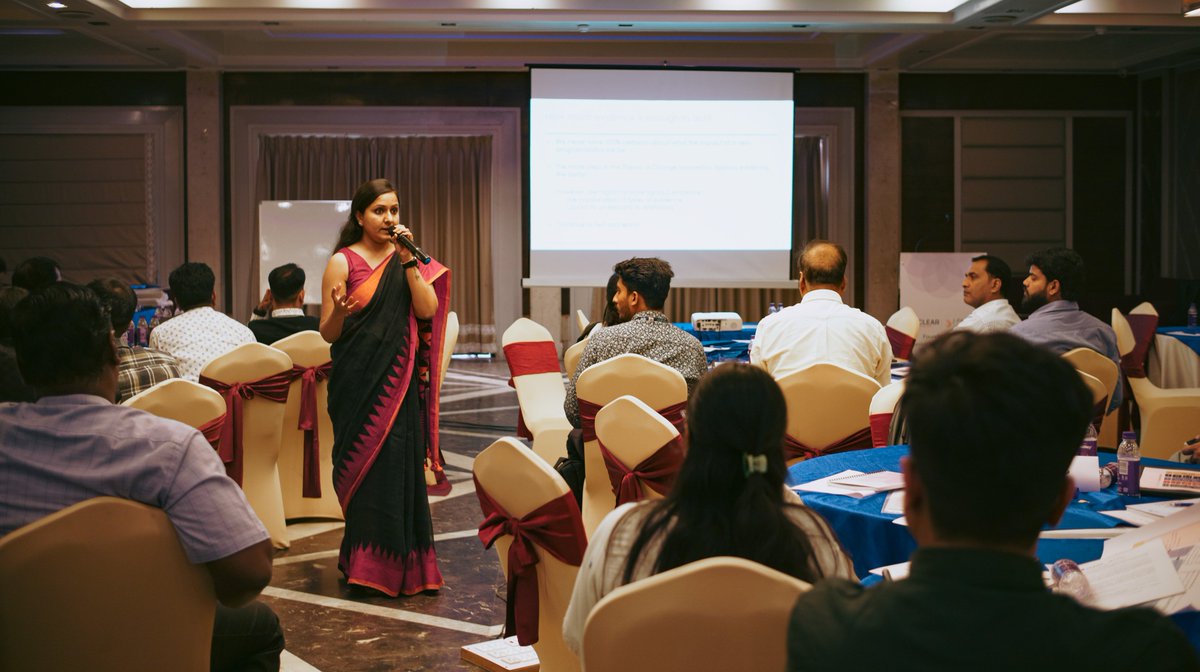 CLEARSouthAsia's tweet photo. On 18/19 Mar, CLEAR/@JPAL_SA conducted a workshop in Patna on ‘Foundations of Monitoring and Evaluation’ for 68 officials from the Govt. of Bihar’s Rural Livelihoods Promotion Society (JEEViKA) on key M&amp;E principles, understanding evidence, process monitoring, and data analysis. https://t.co/ZYTXGmfPck