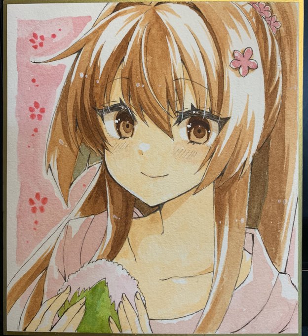 アナログ慣れてきたぞう٩( 'ω' )و
透明水彩大和おねいちゃんです😀 