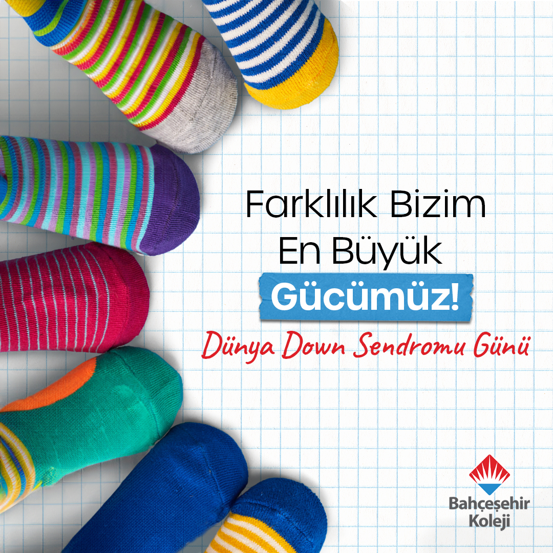 21 Mart Dünya Down Sendromu Günü’nde, farklılıklarımızın aslında bizleri ne kadar güçlü ve özel kıldığını hatırlıyoruz. 🌍

#DownSendromuGünü