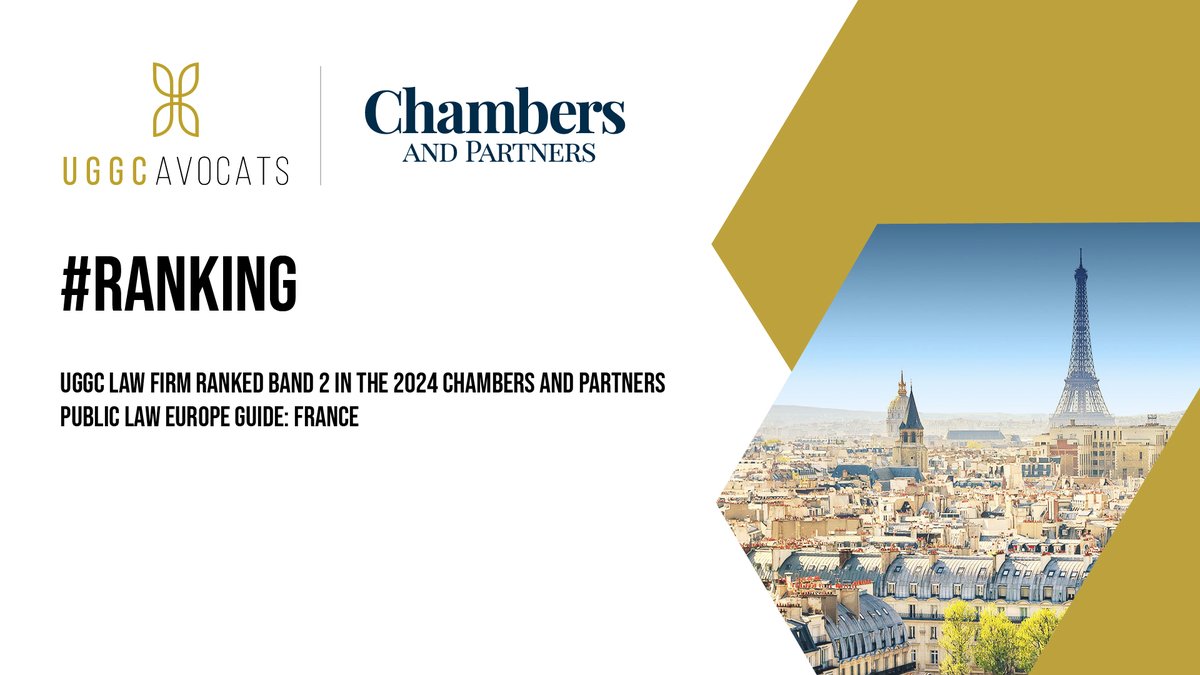 UGGCAvocats's tweet photo. [#Ranking] Congratulations to our Public Law team once again ranked by @ChambersGuides in the new Chambers &amp; Partners Europe 2024 👉 https://t.co/fLmA6O0U8T #chambersandpartners #lawfirms #lawyers #legalrankings #chamberseurope https://t.co/TvynrTyfOb