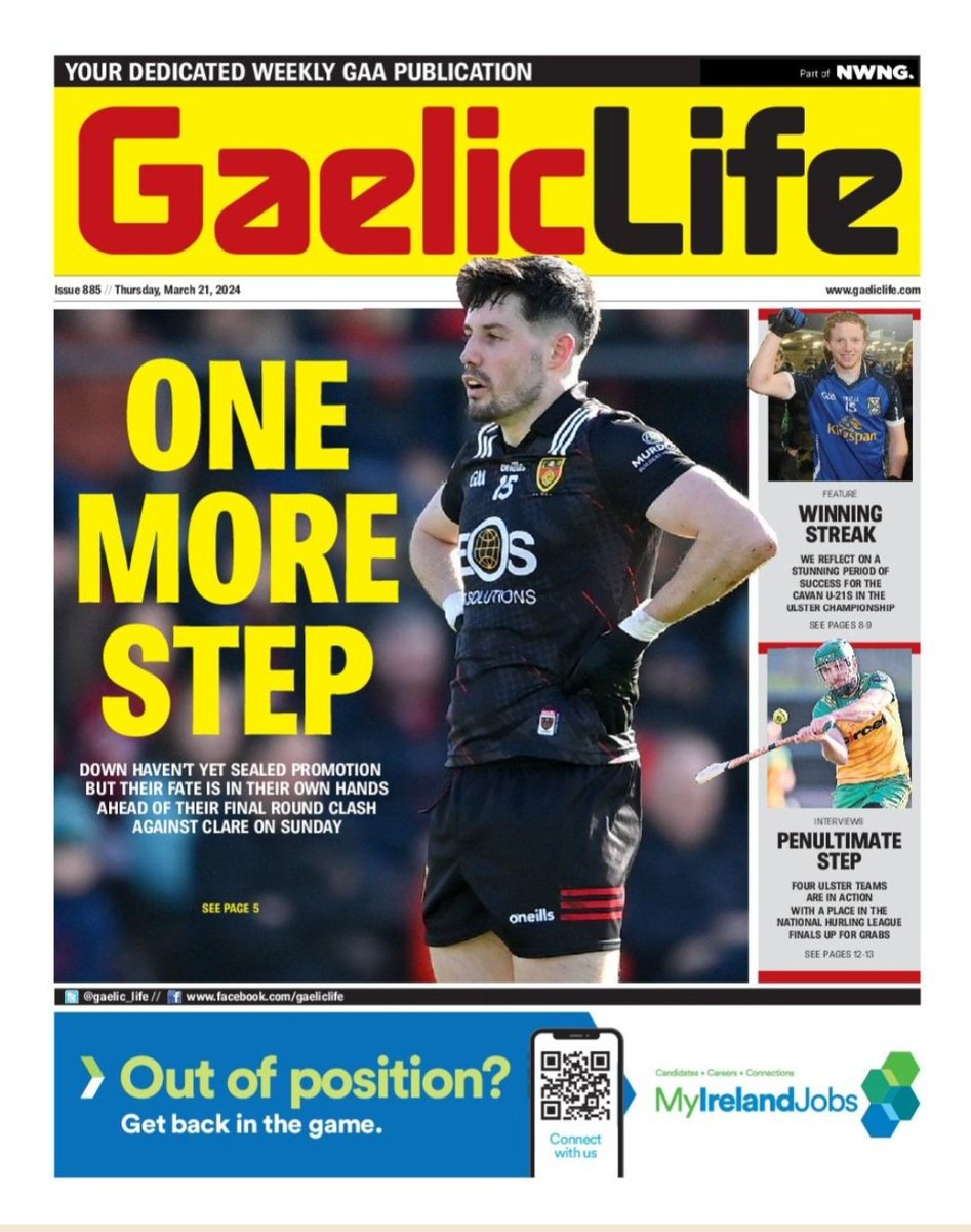 The latest edition of Gaelic Life is online now, packed full of Gaelic Games reading 🗞🔗edition.pagesuite-professional.co.uk/html5/reader/p…