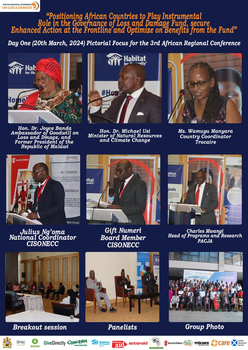 Recap for the day one meeting!!!!

#LandDConf2024
#FinanceLossAndDamage
#LossAndDamage
