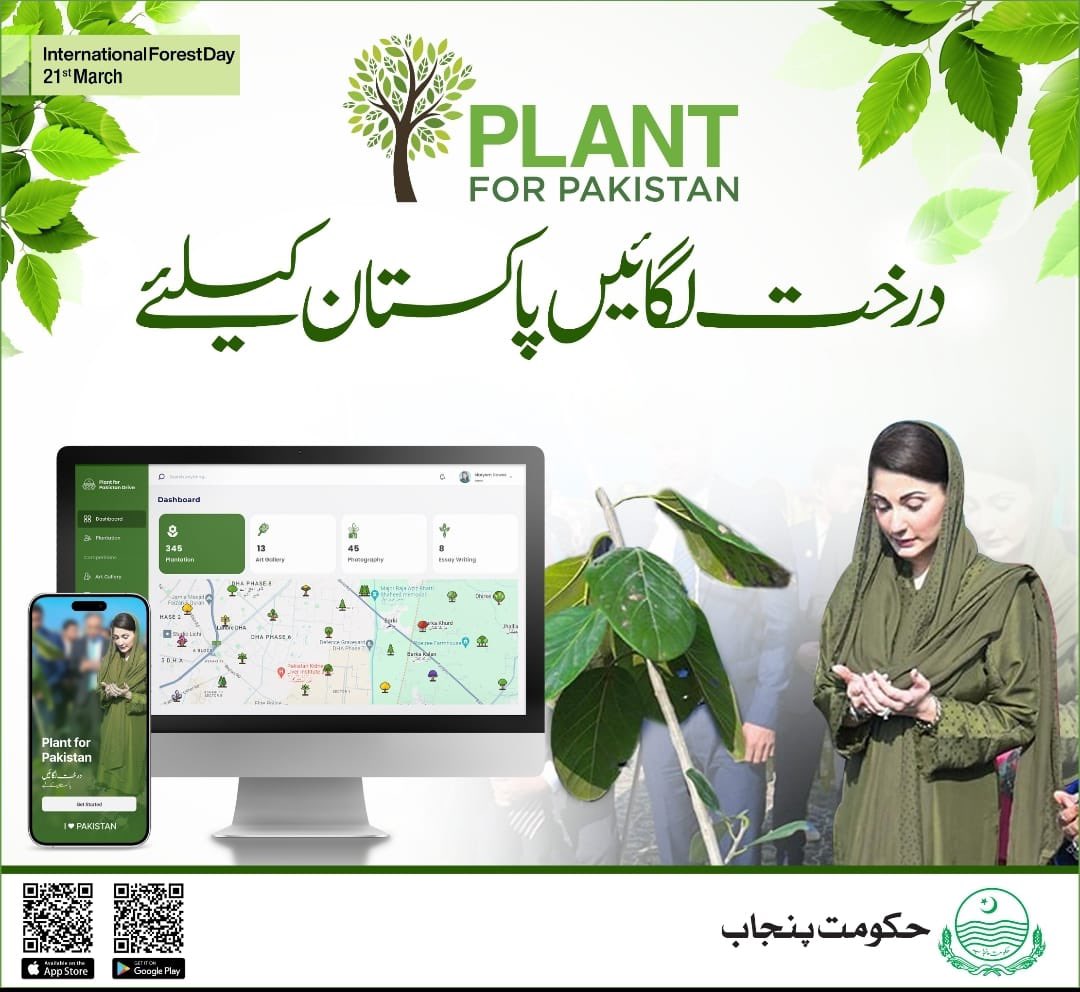 PLANT FOR PAKISTAN درخت لگائیں پاکستان کے لئے!! اپنے لئے ماحول کو بہتر بنانے کے لئے!!