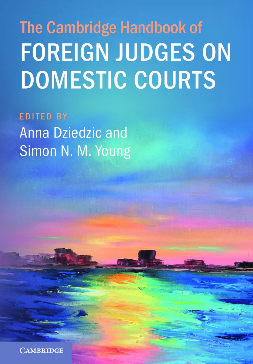 ⚖️ Why do countries appoint foreign judges? What functions do these outsiders perform? How are they received by local actors? How well do they do their job? This excellent book answers all of these questions, and many more.

Details: cambridge.org/us/universityp…