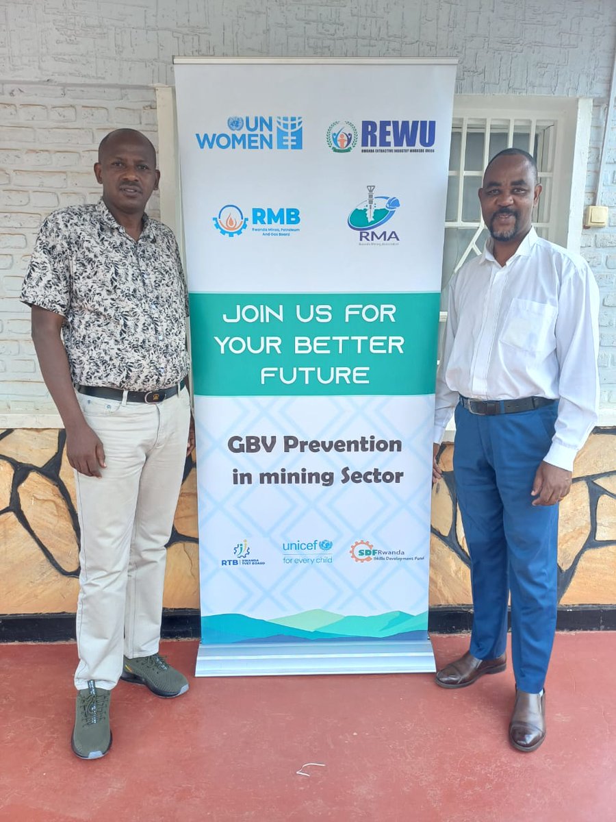 Yesterday, Consultant Dr. @anicetnzab visited @RewuRwanda to conduct an evaluation & review the results of the activities undertaken by REWU with the support of @unwomenrwanda in the pilot phase of the GBV prevention program in the mining sector in @GakenkeDistrict @Muhangadis