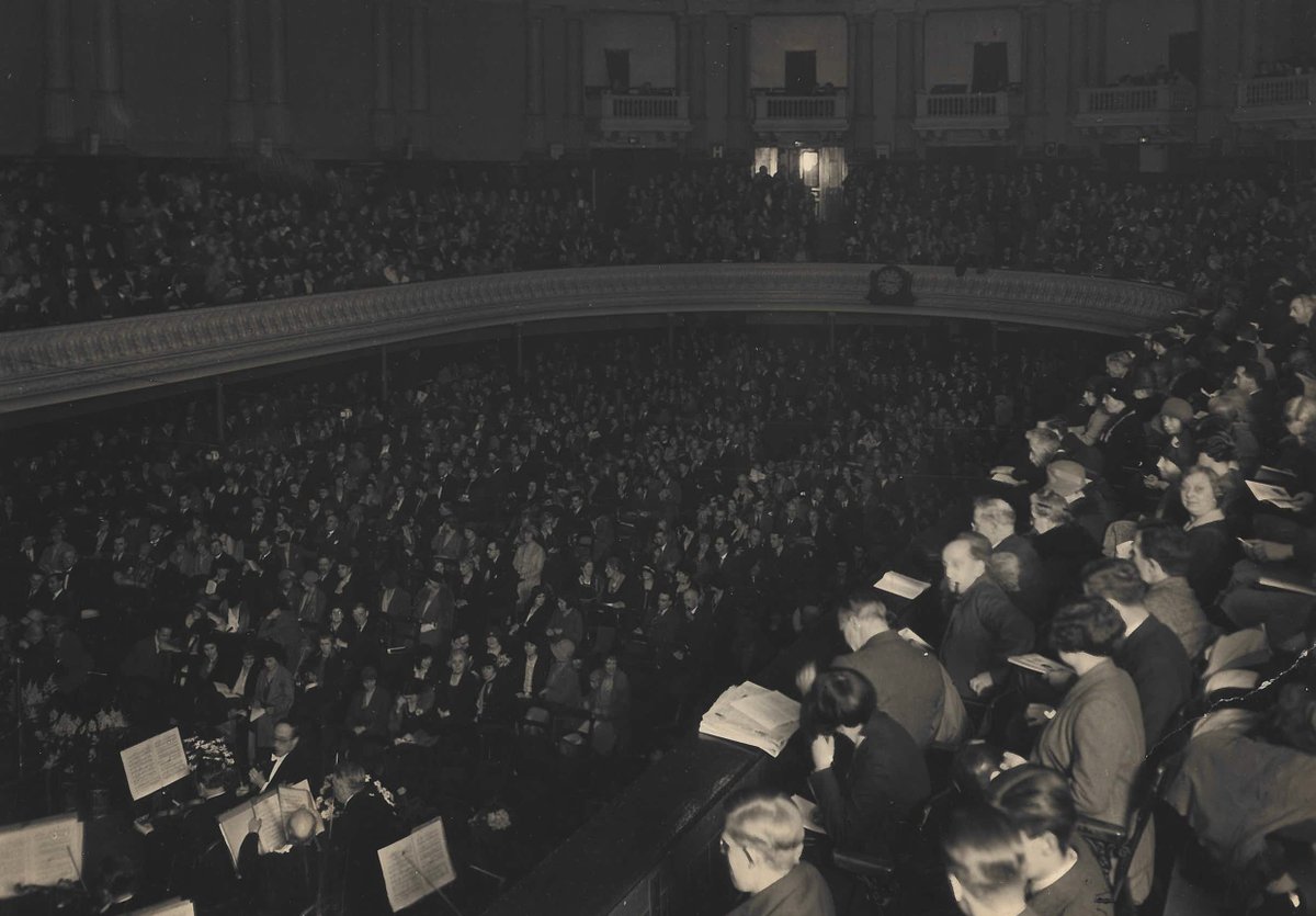 Throwback Thursday! Today we’re looking back to 1936 and a concert at Manchester’s Free Trade Hall when we were known as the BBC Northern Orchestra.