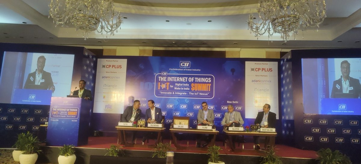 Shaweta Berry (@shwetaberry) on Twitter photo From Lab to Market: Accelerating IoT Innovations panel moderated by <a href="/davidsunilindia/">sunil david</a> Digital Technology Consultant, Mr MA Johar <a href="/cpplusglobal/">CP PLUS</a>, Vimal Manchanda <a href="/shms_healthIT/">Samvardhana Motherson Health Solution Limited</a>, Dr <a href="/vijayrai68/">Vijay Rai</a> Dayone Technologies, Mr Bala Chitoor @FlamencoTech, Mr Ranjeet Singh <a href="/vodafone/">vodafone</a> at <a href="/cii/">♥ Rafael Tan ♥</a> From Lab to Market: Accelerating IoT Innovations panel moderated by <a href="/davidsunilindia/">sunil david</a> Digital Technology Consultant, Mr MA Johar <a href="/cpplusglobal/">CP PLUS</a>, Vimal Manchanda <a href="/shms_healthIT/">Samvardhana Motherson Health Solution Limited</a>, Dr <a href="/vijayrai68/">Vijay Rai</a> Dayone Technologies, Mr Bala Chitoor @FlamencoTech, Mr Ranjeet Singh <a href="/vodafone/">vodafone</a> at <a href="/cii/">♥ Rafael Tan ♥</a>