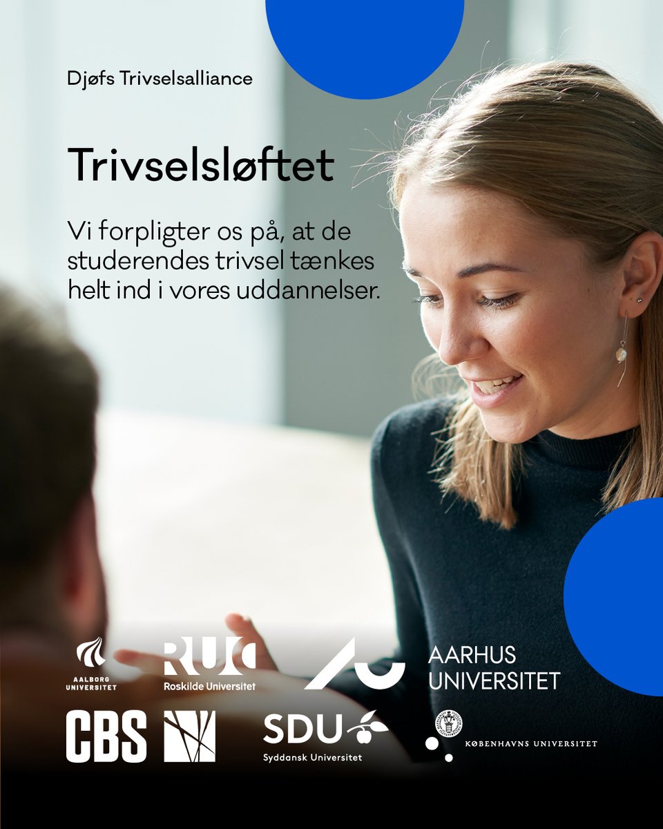 Universiteter indgår trivselsløfte 🙌 Knap hver tredje førsteårsstuderende på universiteterne er i risiko for mistrivsel. Det vil flere uddannelsesinstitutioner ændre. Djøfs Trivselsalliances seks universiteter har forpligtet sig på et trivselsløfte, hvor trivselsarbejdet kommer…