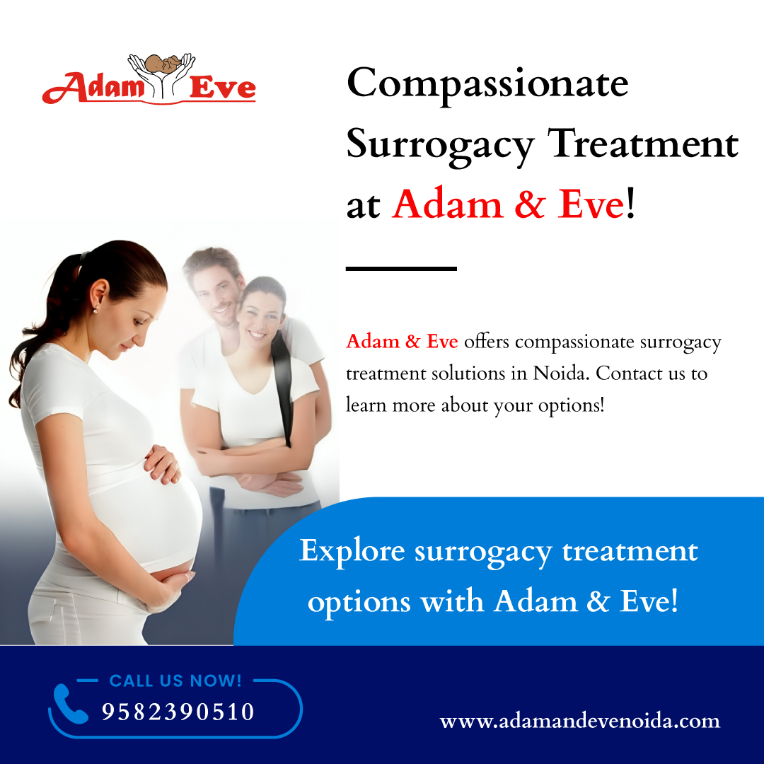 Embrace parenthood through surrogacy. At Adam and Eve Noida, we provide comprehensive care and guidance throughout your journey.
𝗕𝗼𝗼𝗸 𝗬𝗼𝘂𝗿 𝗙𝗶𝗿𝘀𝘁 𝗙𝗿𝗲𝗲 𝗔𝗽𝗽𝗼𝗶𝗻𝘁𝗺𝗲𝗻𝘁:
𝗖𝗮𝗹𝗹 +𝟵𝟭-𝟳𝟲𝟲𝟵𝟴𝟬𝟱𝟲𝟬𝟬 
#Surrogacy #Noida #AdamAndEveNoida #FamilyBuilding