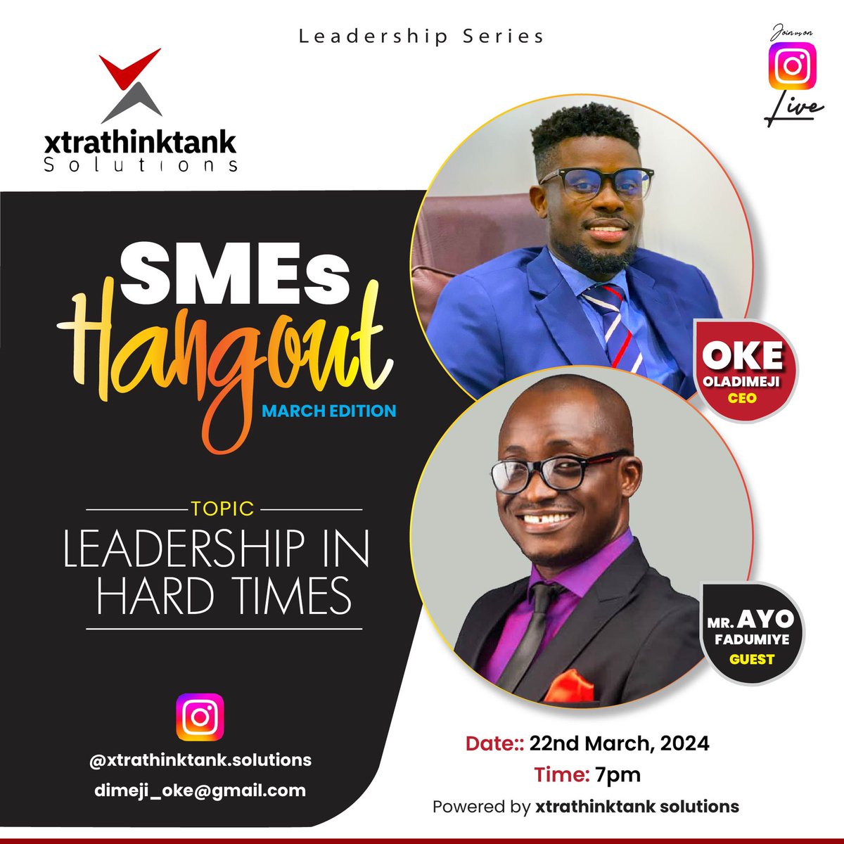 oladimeji_okee's tweet image. *LEADERSHIP IN HARD TIMES*

Staying above your limitations isn&apos;t a thing of luck, because it requires careful evaluation and exploration of opportunities.

One of the ways of doing this is by acquiring resourceful knowledge and actionable application of information. 

Don’t miss