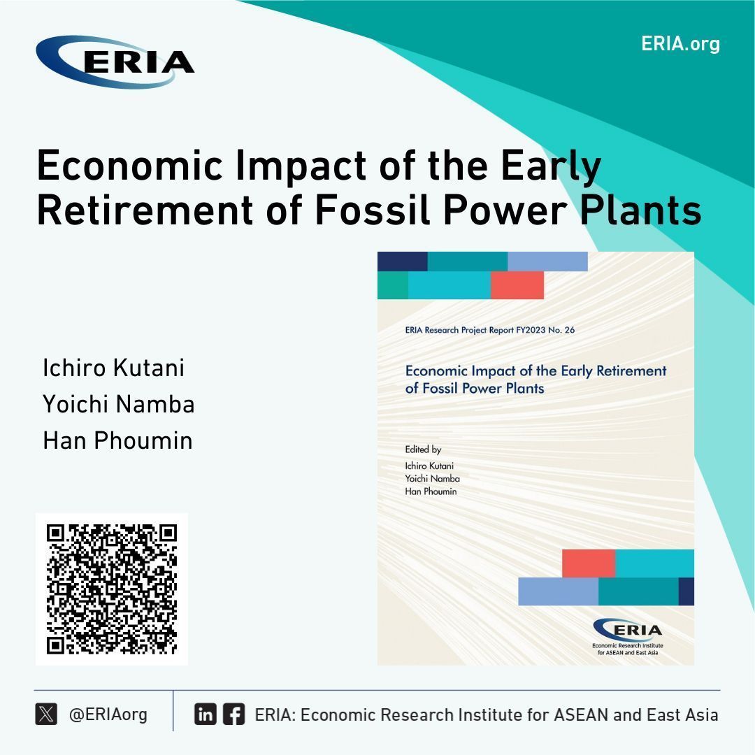 🌍♻️ Balancing climate action with economic considerations is crucial. Prematurely retiring fossil fuel power plants could have significant economic impacts. Read more about the delicate balance ➡️ eria.org/publications/e… #climateaction #carbonpricing #ERIAPublications