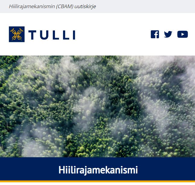 Viimeisimmät hiilirajamekanismin uutiset on jälleen paketoitu uutiskirjeeseen: viesti.tulli.fi/g/l/364393/0/0… #CBAM #hiilirajamekanismi