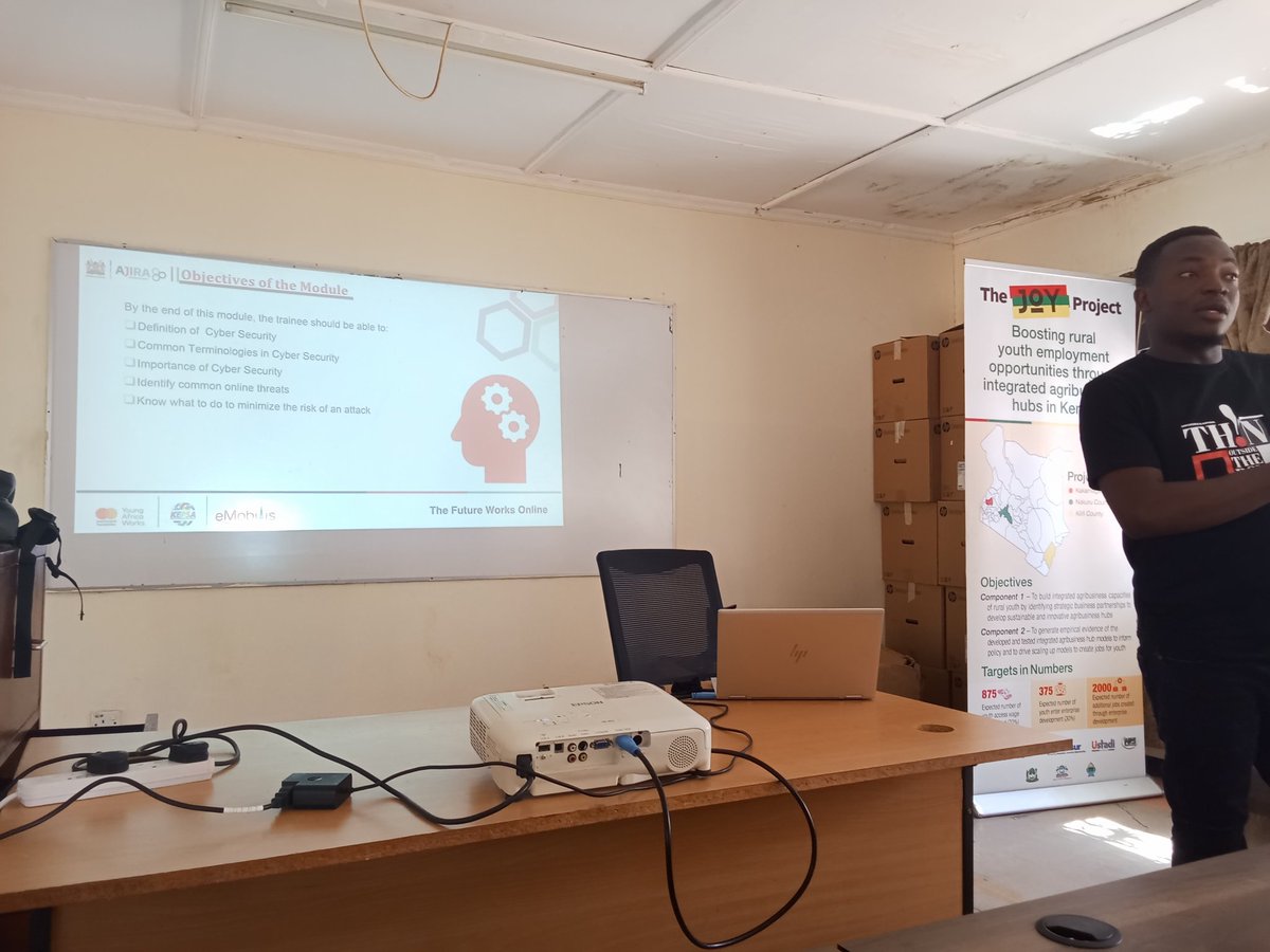 IsacaPwani's tweet photo. Kicking off 🗞️
Learning on how to minimize the risk of being attacked 🥳🥳
@Emireagan1
#cybersecurity
#thefutureworksonline https://t.co/TD8UTzwqT3