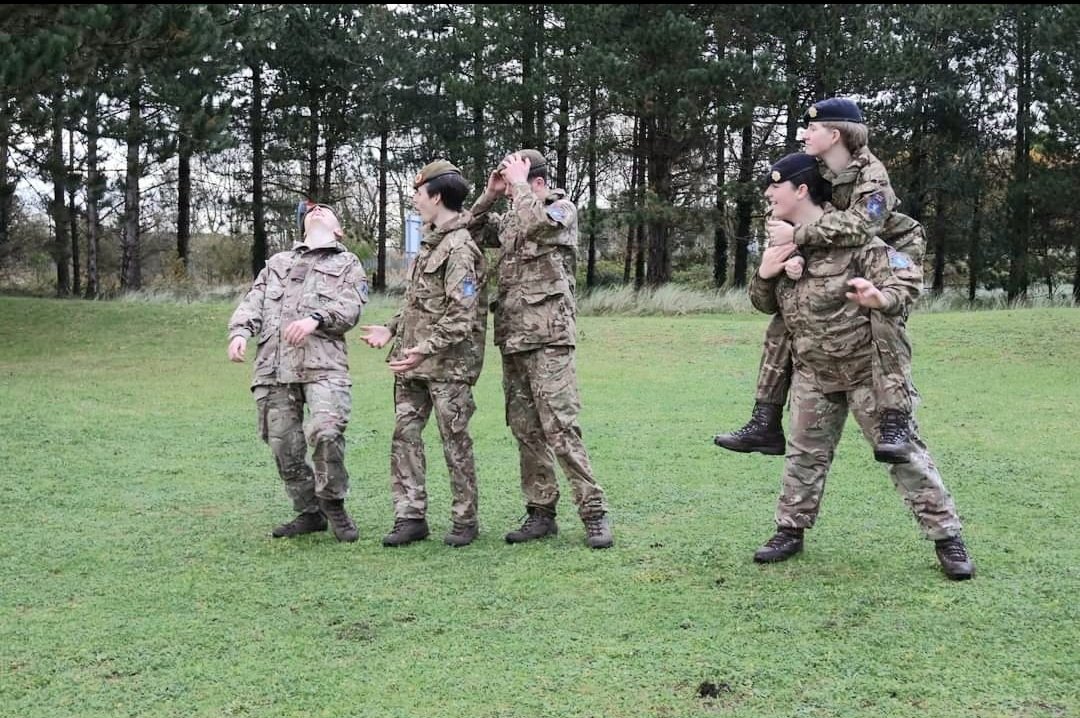 #ThrowbackThursday .. This week's trip down #macfofficial official memory 📸 lane... #teamMACF Cadets having a giggle during a break on their Training Weekend 😊 Fantastic Fun 👍 @ArmyCadetsUK Fun - Friendship - Belonging @Seddon1David