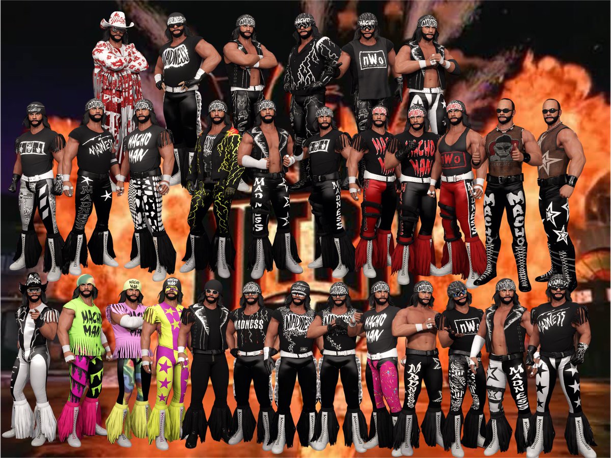 Do I need to bring the attires to #wwe2k24 #MachoMan