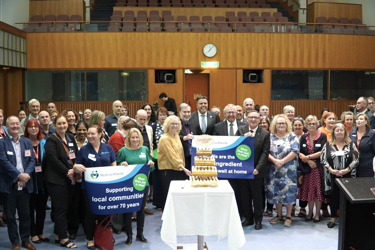 Today was a very exciting day where we celebrated a huge milestone - 70 years of Meals on Wheels Australia Meals on Wheels is more than just delivering meals. They provide a vital service to older Australians and keep them connected with their community.