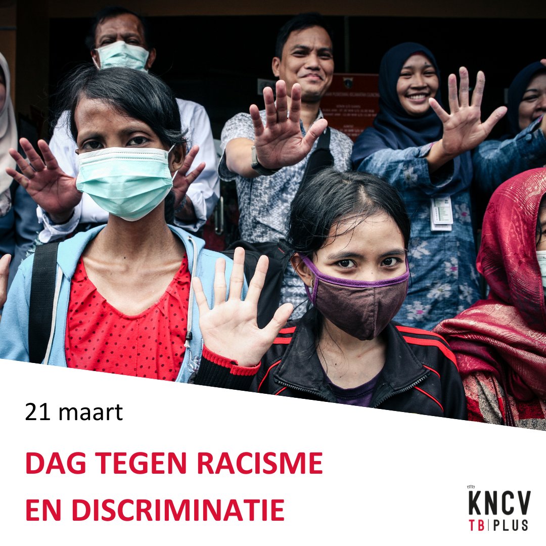KNCVTBPlus_NL's tweet photo. Vandaag, op de #DagTegenRacismeenDiscriminatie, vieren we het recht van iedereen op een volwaardig leven ❤️
#Racisme & #discriminatie kunnen de bestrijding van #tuberculose bemoeilijken. Bij @KNCVTBPlus geloven we in gelijke behandeling & respect voor iedereen 🌎️
#StopTBC https://t.co/IYgDjLtZ58