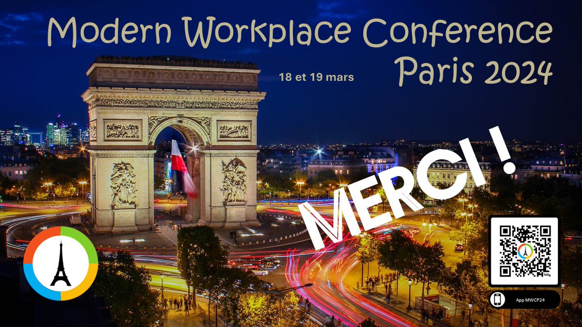 Modern Workplace Conference Paris #MWCP25 tweet media