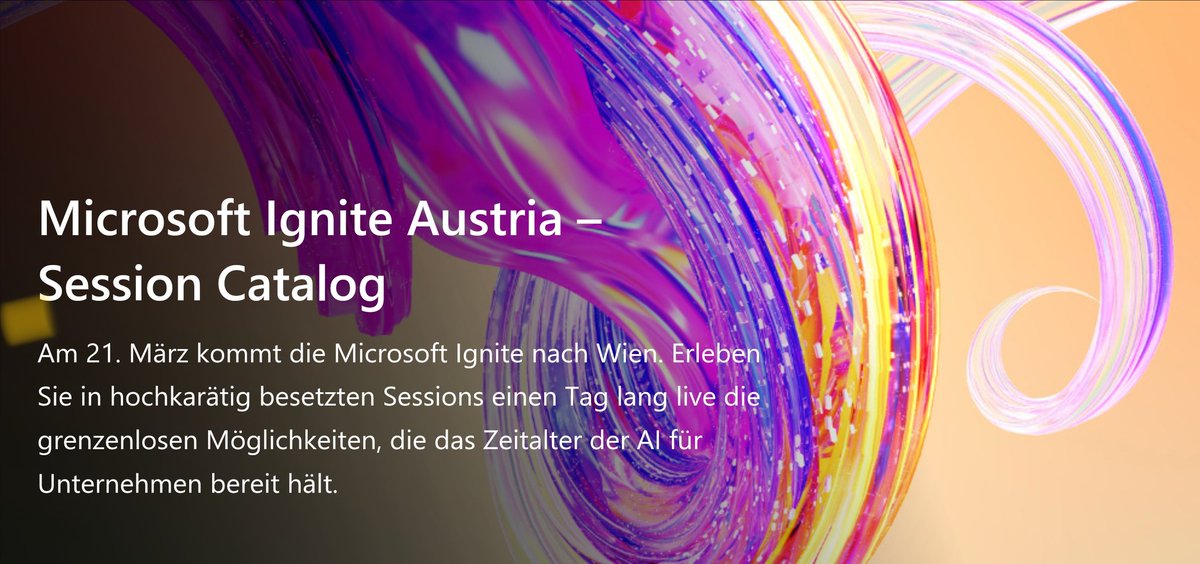 Heute mal nicht "auf der Bühne", aber dafür (oder deswegen) ein High Class Event
#MicrosoftIgnite