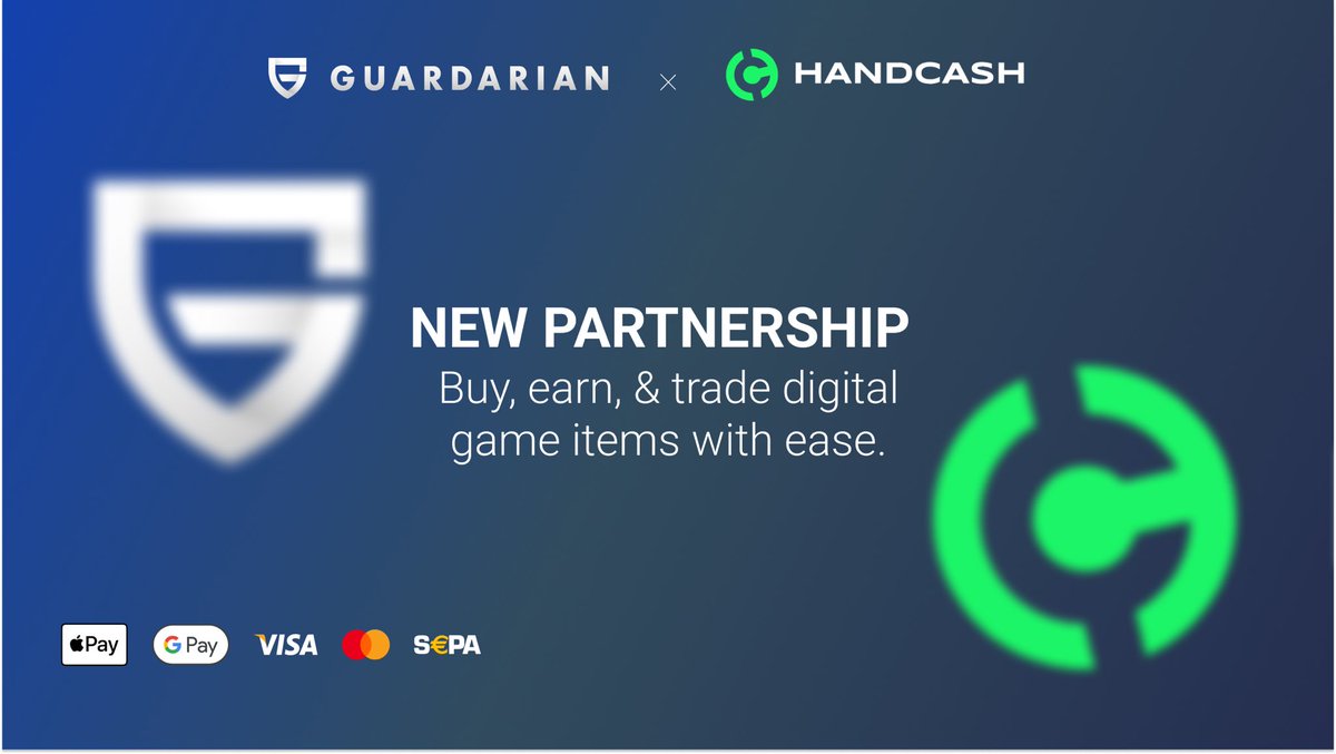 💥Get ready to dominate the gaming world like never before! @guardarian_com partners with @handcashapp to empower gamers around the world by providing #handcashapp with seamless fiat gateway! 💪 Unlock the power to buy, earn, & trade digital game items for REAL money! 💸 Sign…