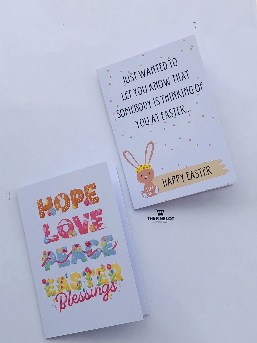 Easter Cards have Entered the group chat.

Each Card is 2500/- 
WhatsApp 0784612417 to order .
#TheFineLot #GiftideasUganda #HappyEaster