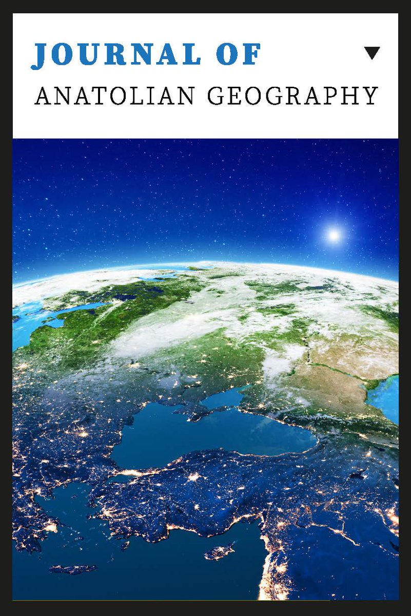 Yepyeni bir akademik dergi olan Journal of Anatolian Geography makale kabulüne başlamıştır! Tüm akademi dostlarımızın desteğini bekliyoruz. Detaylar için dergipark.org.tr/tr/pub/jag 📚🌍 #akademik #coğrafya #destek