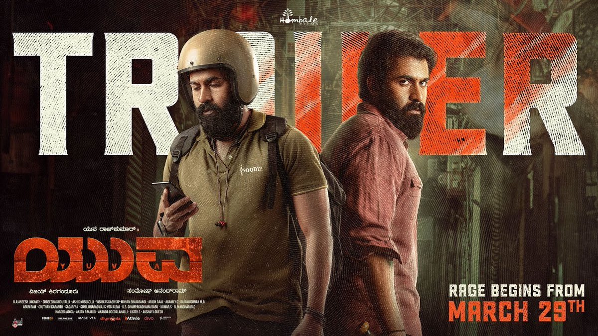 Reminds me of MMR at Sentiments
& Yuvarathnaa at Mass & Action
Looking forward to it!

#YuvaTrailer #YUVA