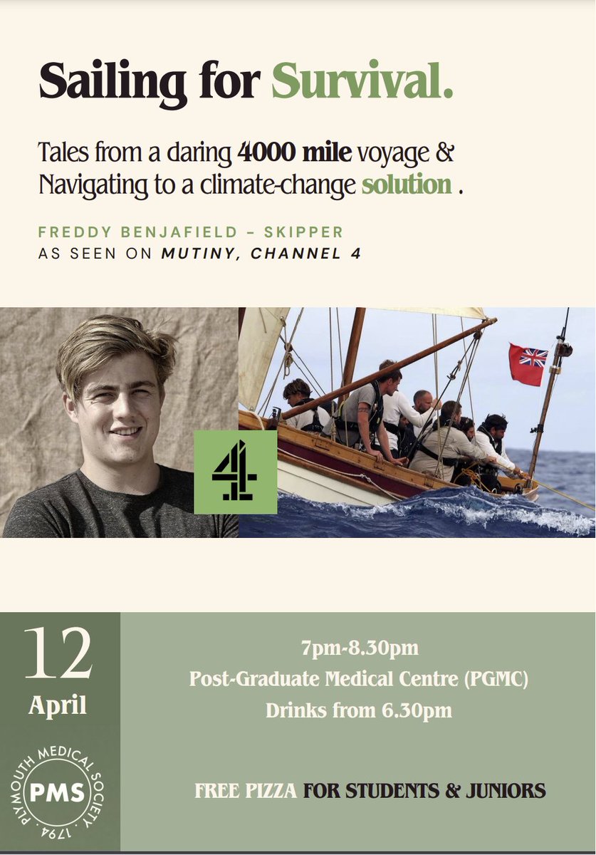 PLYMOUTH MEDICAL SOCIETY (@pms_1794) on Twitter photo Come and join us - Freddy Benjafield - Friday 12th April 2024 <a href="/YoungFreddyBenj/">Freddy Benjafield</a> <a href="/JUW99/">Jonathan U-W</a> <a href="/plym_sail_team/">PlymouthSailingTeam</a> <a href="/PlymUni/">University of Plymouth</a> <a href="/UHP_NHS/">University Hospitals Plymouth NHS Trust</a> Come and join us - Freddy Benjafield - Friday 12th April 2024 <a href="/YoungFreddyBenj/">Freddy Benjafield</a> <a href="/JUW99/">Jonathan U-W</a> <a href="/plym_sail_team/">PlymouthSailingTeam</a> <a href="/PlymUni/">University of Plymouth</a> <a href="/UHP_NHS/">University Hospitals Plymouth NHS Trust</a>