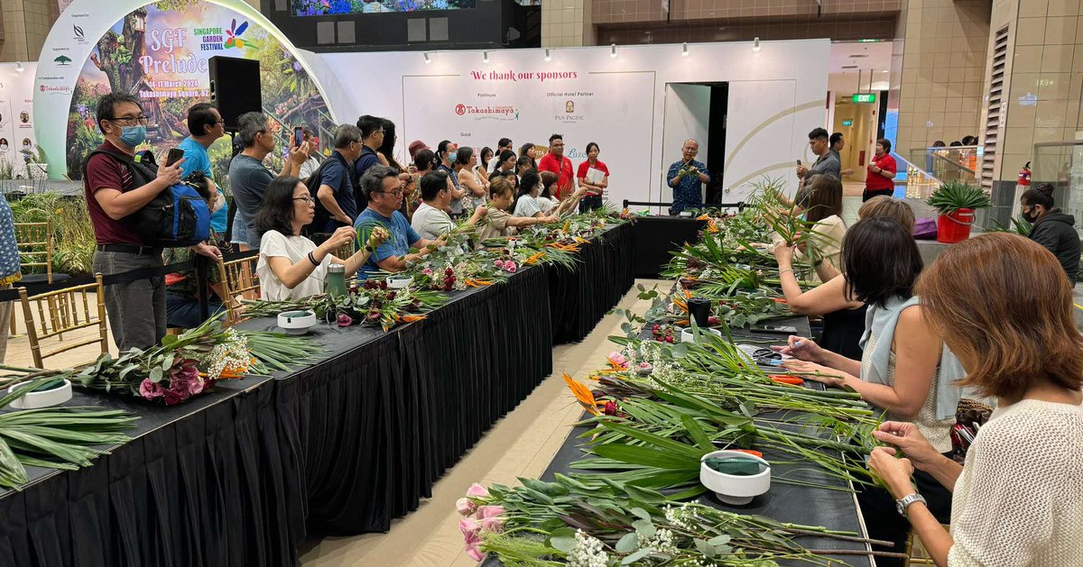 🌺 Did you enjoy the Singapore Garden Festival (SGF) Prelude last weekend? Grab your tickets to the Singapore Garden Festival that will be held at Suntec Singapore from 3-11 August 2024! sgf.nparks.gov.sg/tickets/ 🎟 See you there!